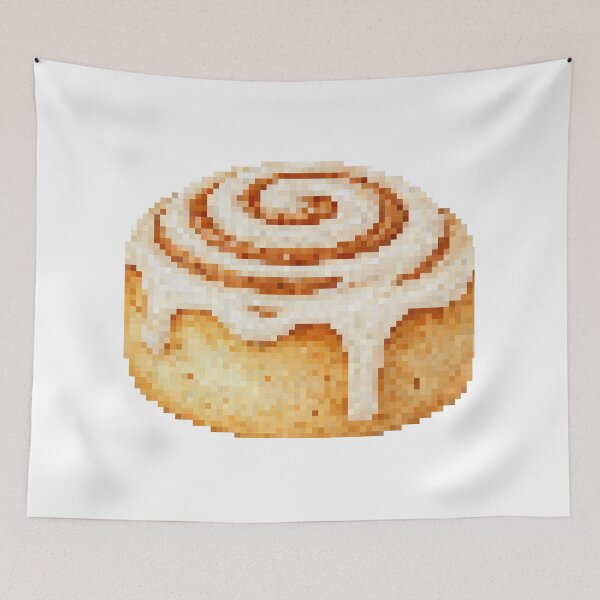 Item preview, Cinnamon Bun, Cinnabon cutie pixel bun designed and sold by Oasie.