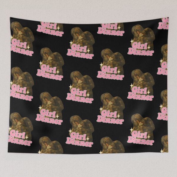 Item preview, Girl Dinner Saturn Devouring Son Classical Funny Meme designed and sold by ArcanePrintsxo.