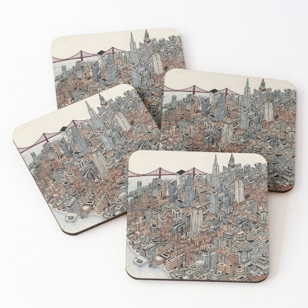 Item preview, California San Francisco map drawing designed and sold by oliver polanski.