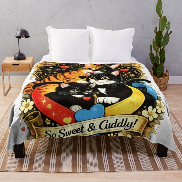 Item preview, Adorable Cats – Sweet  Cuddly Cute Cat Lovers Design designed and sold by CatLovers Studio.