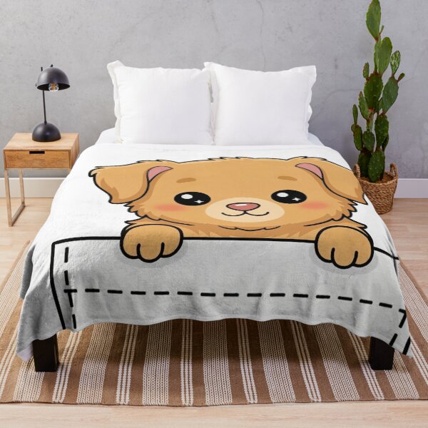 Item preview, Cute Pocket Golden Retriever designed and sold by  Side Quest Studio.