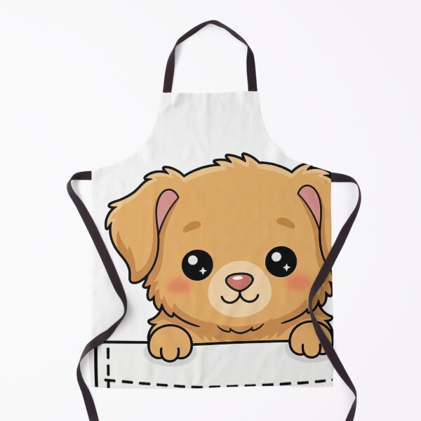 Item preview, Cute Pocket Golden Retriever designed and sold by Side Quest Studio.