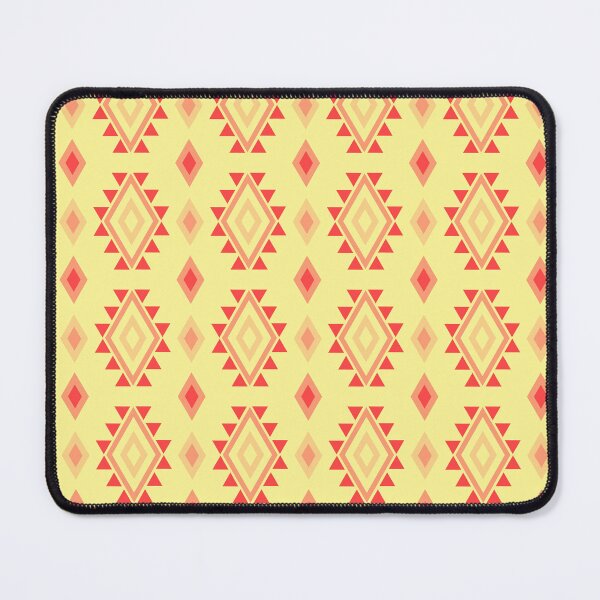 Item preview, Yellow Heritage Inspired Checks - Ethnic Polynesian Tribal - Valentine Gifts For Boyfriend designed and sold by RoyalStarsPatts.