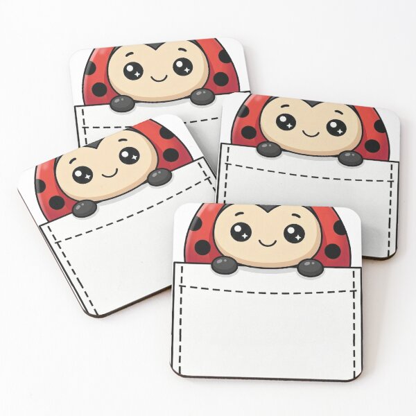 Item preview, Cute Pocket Ladybug designed and sold by  Side Quest Studio.