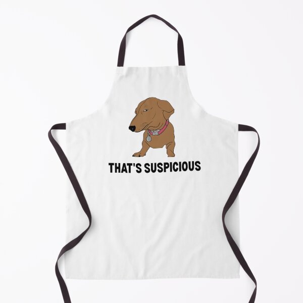 Item preview, That’s Suspicious – Funny Dog Meme designed and sold by JolaDesignss.