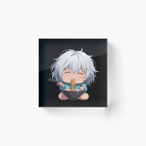 Item preview, Accelerator A Certain Scientific Railgun Kawaii Chibi Ramen Slurp designed and sold by mildaclairmo.