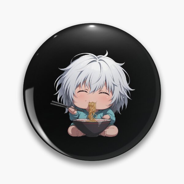Item preview, Accelerator A Certain Scientific Railgun Kawaii Chibi Ramen Slurp designed and sold by mildaclairmo.