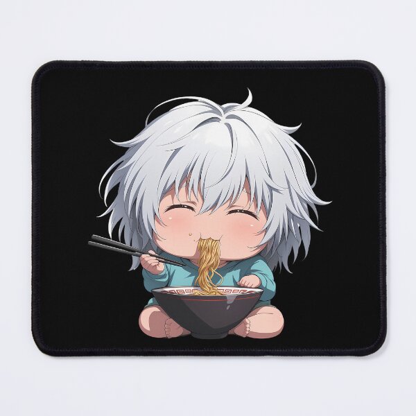 Item preview, Accelerator A Certain Scientific Railgun Kawaii Chibi Ramen Slurp designed and sold by mildaclairmo.