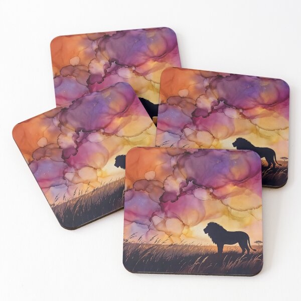 Artikelvorschau, Sonnenuntergang in der Savanne entworfen und verkauft von Silver Calico Studio.