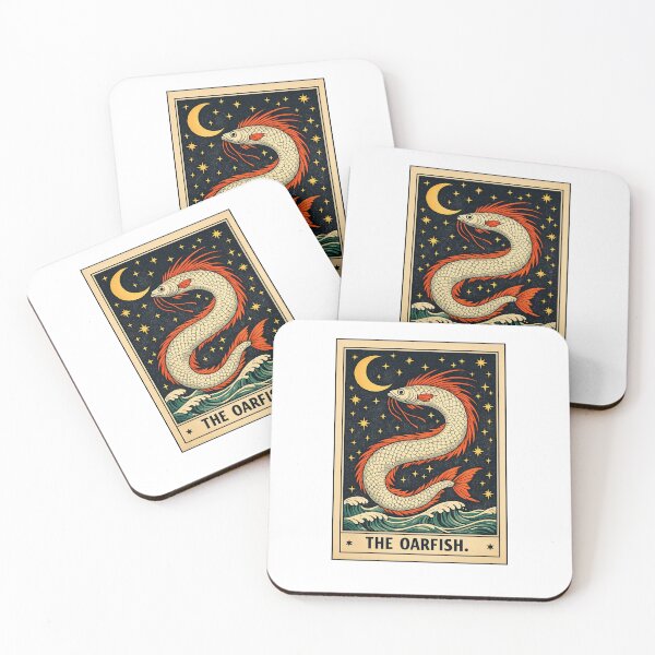 Item preview, The Oarfish Tarot Card Crescent Moon Celestial Stars designed and sold by faridman.