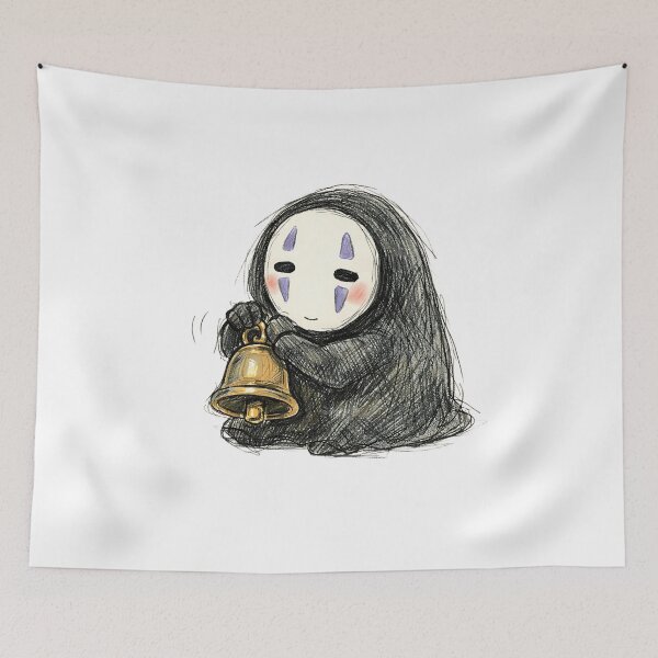 Item preview, NO FACE WITH BRONZE BELL designed and sold by LIS AND MELIVERSO.