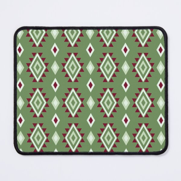 Item preview, Modern Green Folk Polygon - Ethnic Polynesian Tribal - Anniversary Gifts For Wife designed and sold by RoyalStarsPatts.