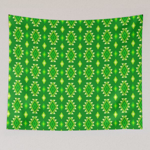 Item preview, Unique Green Indigenous Print - Ethnic Polynesian Tribal  - Anniversary Gifts For Husband designed and sold by RoyalStarsPatts.