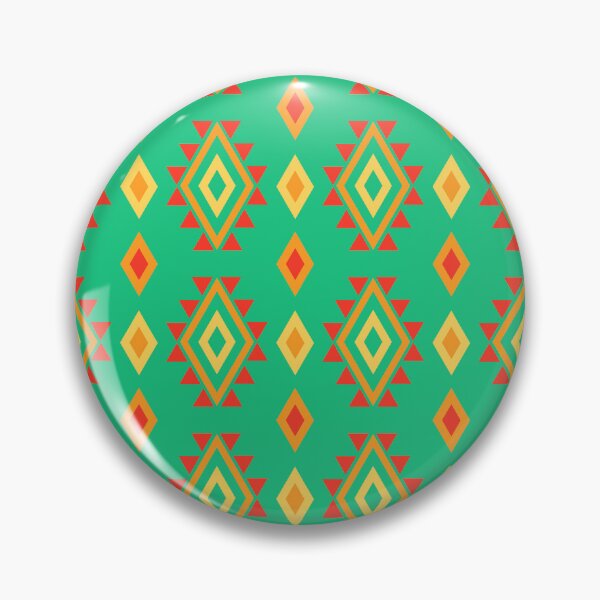 Item preview, Luxury Green Ethno Grid - Ethnic Polynesian Tribal  - Anniversary Gifts For Dad designed and sold by RoyalStarsPatts.