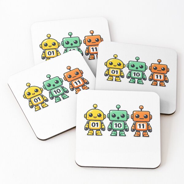 Item preview, 01 10 11 Robot design, Binary Code Robot Programmer Gift, Funny Coding Nerd AI Developer Graphic Tee for Tech Geek Engineers designed and sold by AsturShop.