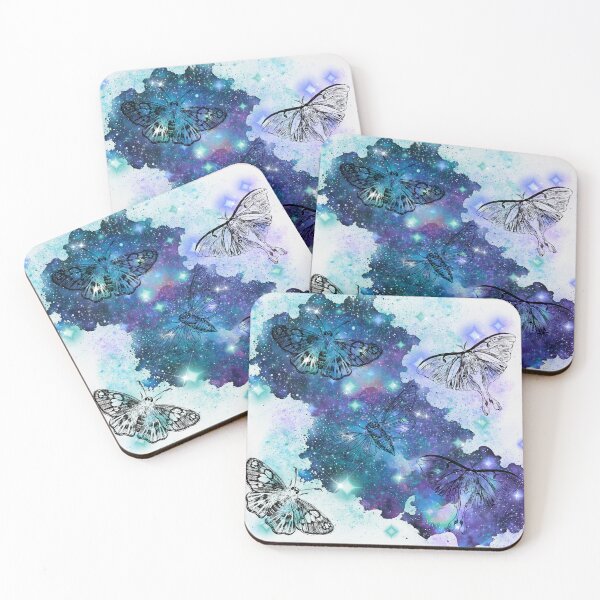 Item preview, Galaxy Moths with Cicada designed and sold by SparkleShots.