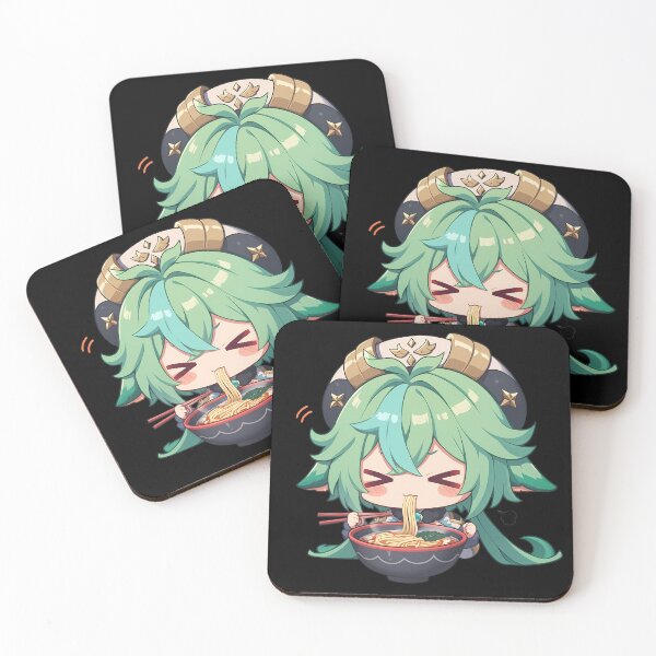 Item preview, Sucrose Genshin Impact Chibi Ramen Noodles Sparkles Cozy designed and sold by mildaclairmo.