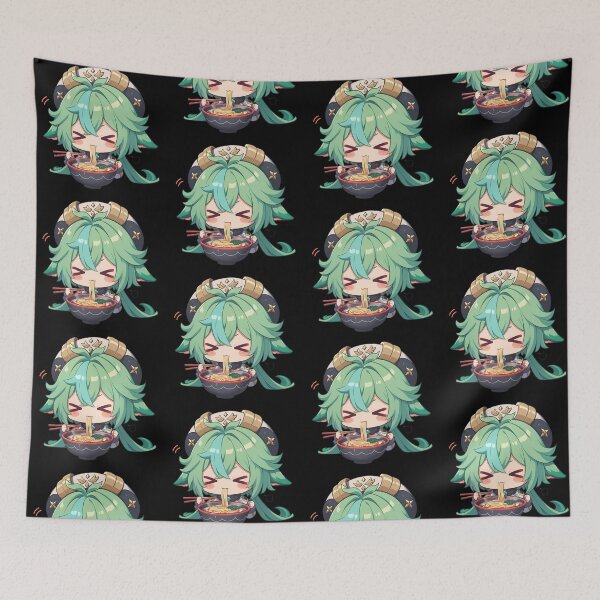 Item preview, Sucrose Genshin Impact Chibi Ramen Noodles Sparkles Cozy designed and sold by mildaclairmo.