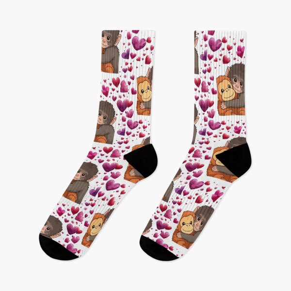 Item preview, Punch the Monkey-Hearts designed and sold by RightNow26.