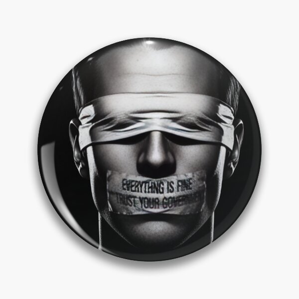 Item preview, Everything Is Fine Trust Your Government Dystopian Protest designed and sold by Bobo Shirts .