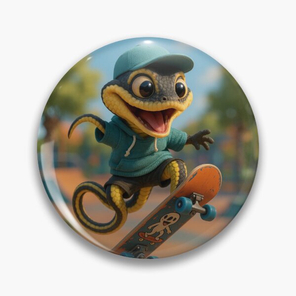 Item preview, Skater Ribbon Snake designed and sold by Sillytoe.