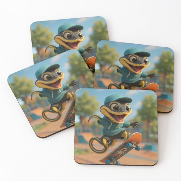 Item preview, Skater Ribbon Snake designed and sold by Sillytoe.