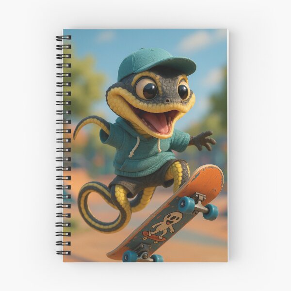 Item preview, Skater Ribbon Snake designed and sold by Sillytoe.