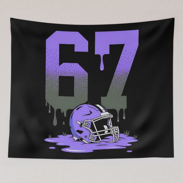 Item preview, funny football drip six seven meme design designed and sold by ArtDesignTp.