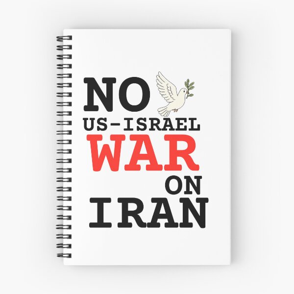 Item preview, No US Israel War On Iran Peace Protest Anti War Message designed and sold by Ali-printshop.
