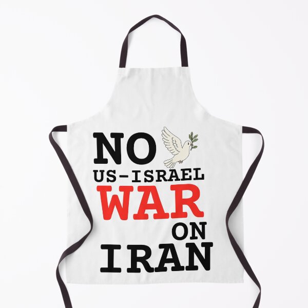 Item preview, No US Israel War On Iran Peace Protest Anti War Message designed and sold by Ali-printshop.