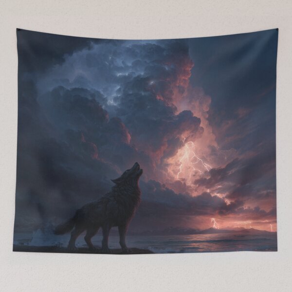 Item preview, Fenrir Wolf At The World Edge designed and sold by Rtymer.