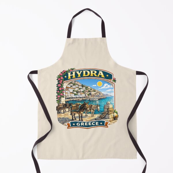 Item preview, Hydra, Greece - Harbor & Donkeys designed and sold by Myra365Art.