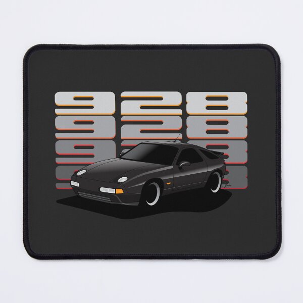 Item preview, Black 928 GTS retro Illustration designed and sold by blackdogshop.