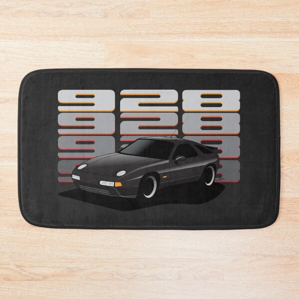 Item preview, Black 928 GTS retro Illustration designed and sold by blackdogshop.