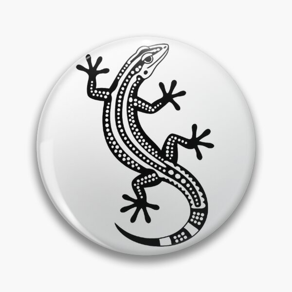 Item preview, Minimalist Gecko Illustration – Monochrome Lizard Art designed and sold by ArcticFoxStudio.