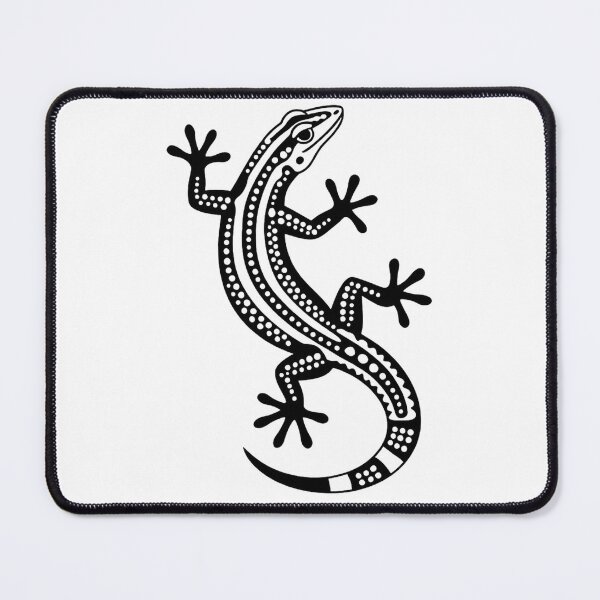 Item preview, Minimalist Gecko Illustration – Monochrome Lizard Art designed and sold by ArcticFoxStudio.