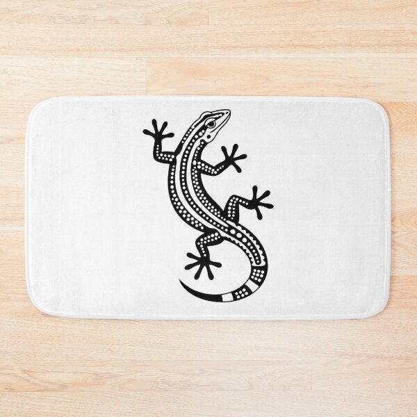 Item preview, Minimalist Gecko Illustration – Monochrome Lizard Art designed and sold by ArcticFoxStudio.