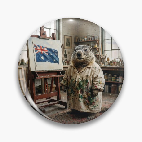 Item preview, Groundhog Artist Loves Australia designed and sold by Tridentulus.