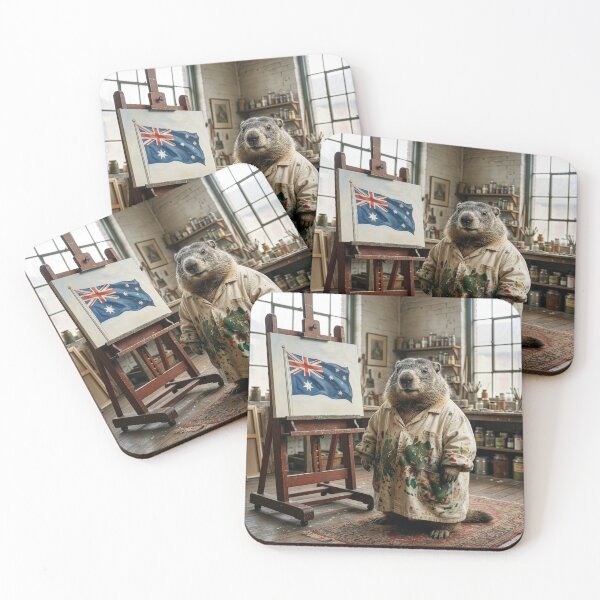 Item preview, Groundhog Artist Loves Australia designed and sold by Tridentulus.