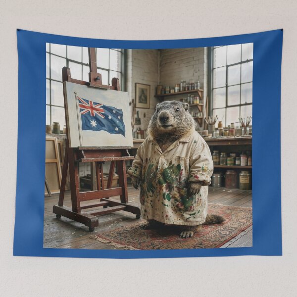 Item preview, Groundhog Artist Loves Australia designed and sold by Tridentulus.