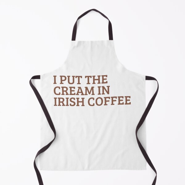 Item preview, I Put The Cream In Irish Coffee Funny St Patricks Day Quote designed and sold by Ali-printshop.