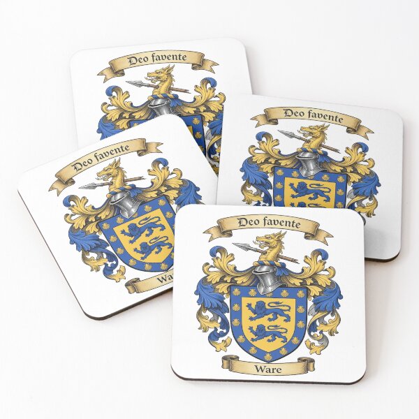 Item preview, The Ware Family Coat of Arms designed and sold by BagTown Clans.