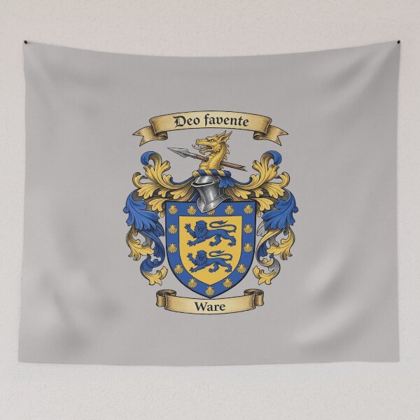 Item preview, The Ware Family Coat of Arms designed and sold by BagTown Clans.