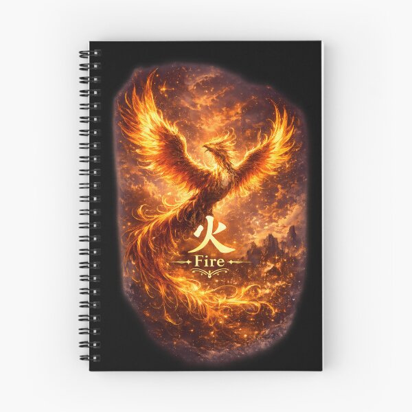 Item preview, Fire Phoenix Chinese Character Symbol designed and sold by ChineseMystical.