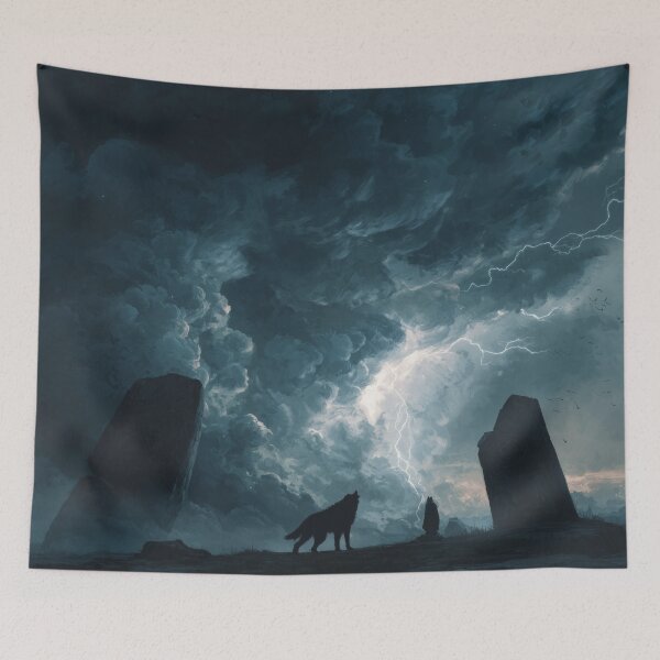 Item preview, Fenrir Wolf At The World Edge designed and sold by Rtymer.