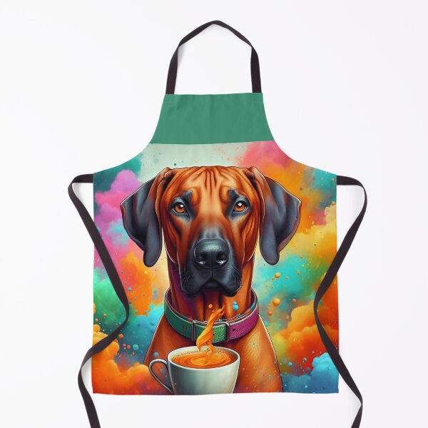 Item preview, Rhodesian Ridgeback Drinking Coffee designed and sold by The Coffee Critters.