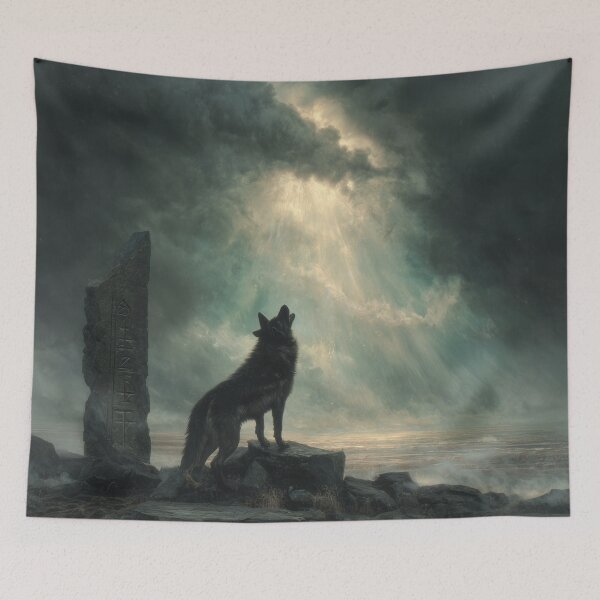 Item preview, Fenrir Wolf At The World Edge designed and sold by Rtymer.
