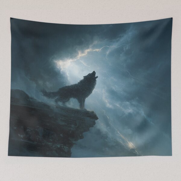 Item preview, Fenrir Wolf At The World Edge designed and sold by Rtymer.