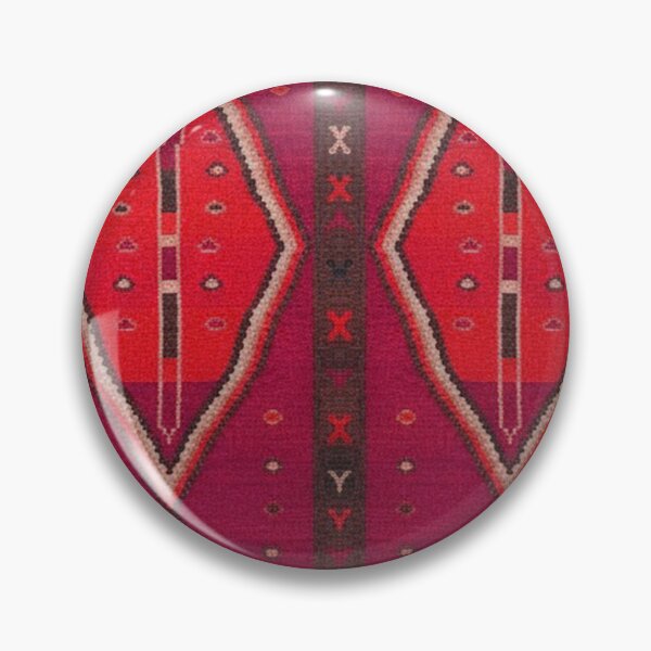 Item preview, The Crimson Symmetry: Handwoven Tribal Kilim Art designed and sold by SpaceBazaar.