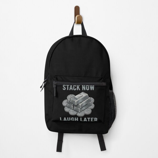 Item preview, funny silver stacking stack now laugh later design designed and sold by ArtDesignTp.